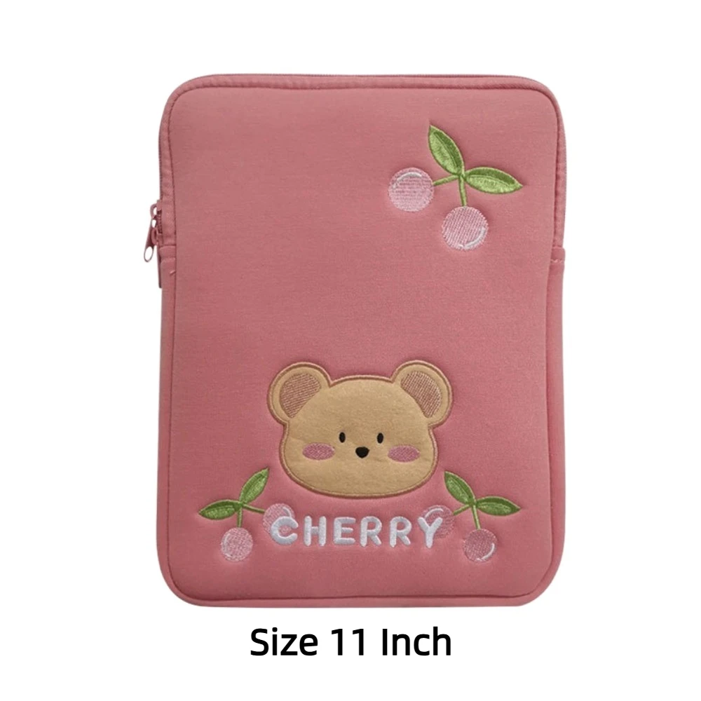 Funda portátil para tableta de 11 pulgadas, bolsa de felpa suave con dibujos animados para ordenador portátil, bolsa interior protectora para tableta para iPad Air// - imagen 5