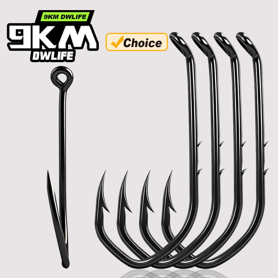 Anzuelo Baitholder Offset 9KM – Doble púas para lubina y trucha