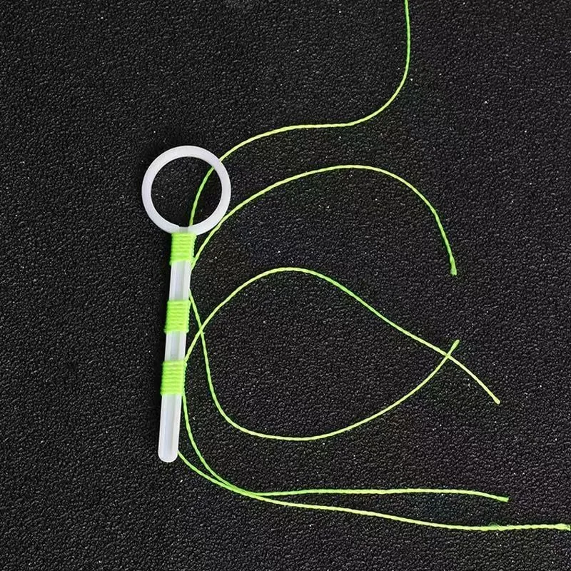 50 Uds hilo de algodón Bobber Looper Slip Knot Looper pesca Bobber flotador nudos de parada cuerda boya flotador de pesca accesorio - imagen 4