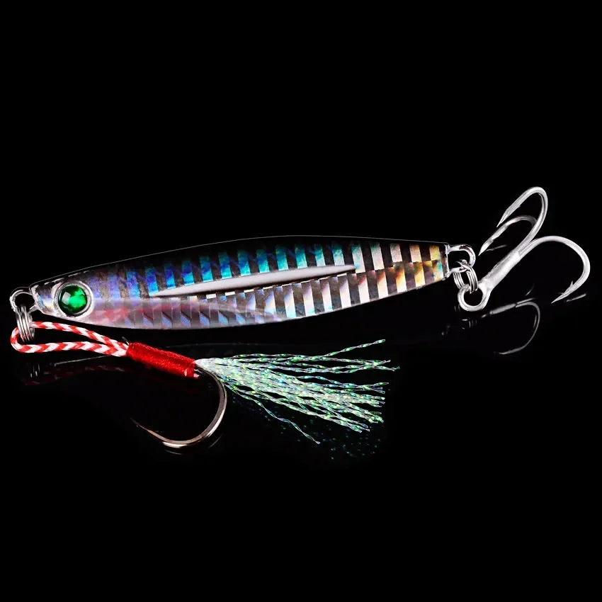 Kit de plantilla de Metal fundido 20 piezas, señuelo de pesca de lubina Artificial, 7/10/14/21/28/40g, fundición a tierra - imagen 4