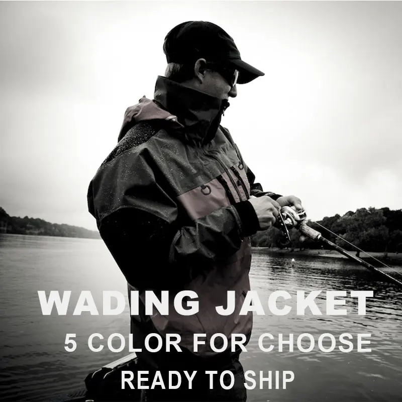 Chaqueta de vadeo impermeable y transpirable para pesca - imagen 3