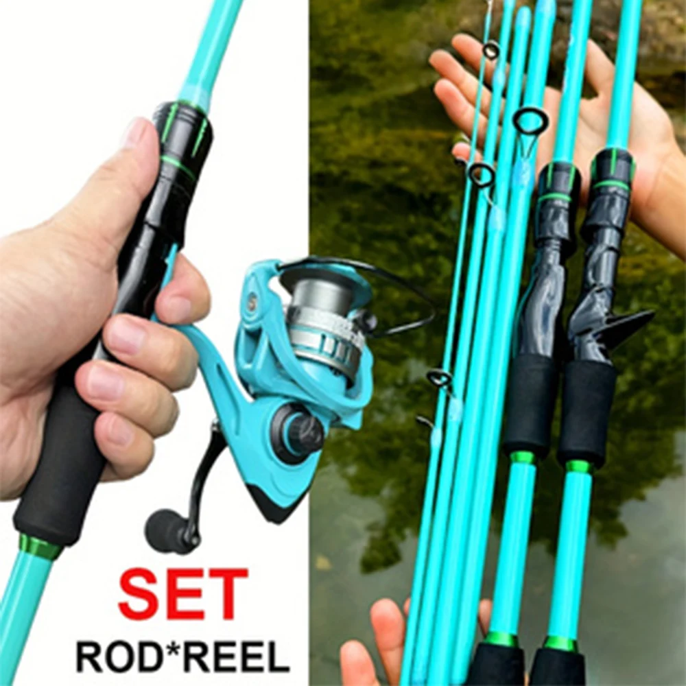 Señuelo de carbono súper duro de 4/5 secciones, peso de cebo 3,5-14g y 5,2:1/7,2:1, relación de engranaje, juego de ruedas de Jigging de agua salada para carpa