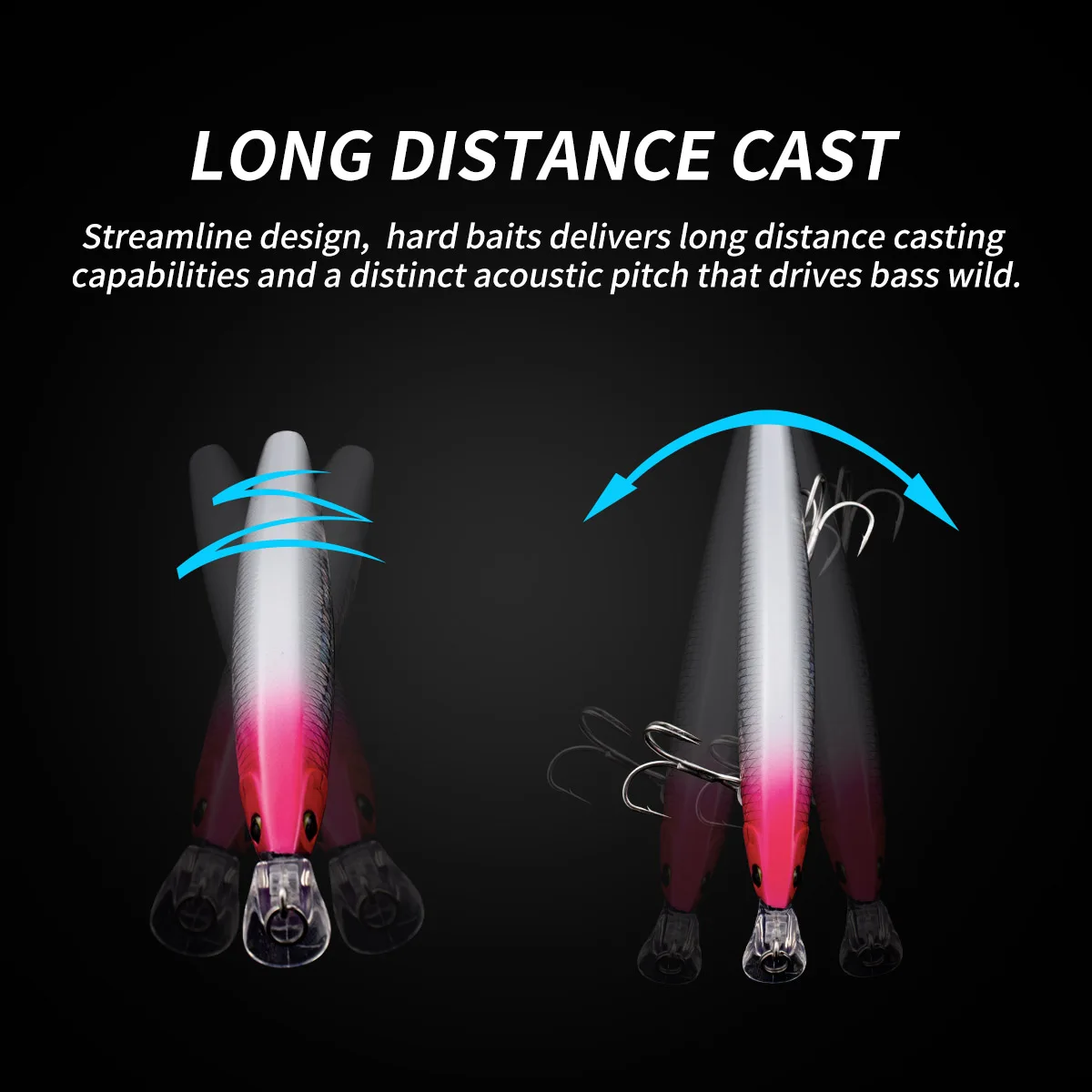 1 cebo de pececillo que se hunde, 14cm, 21g, señuelo de pesca Wobbler duro de fundición larga con piel láser, señuelo duradero de pececillo - imagen 4