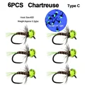 6PCS C  Chartreuse
