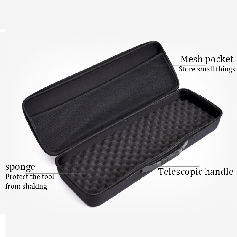 Bolsa de aparejos de pesca portátil, bolsa EVA a prueba de golpes, accesorios de carrete de caña de pescar, caja de almacenamiento, bolso de viaje al aire libre, 54x19x9cm, 1 piezas - imagen 3