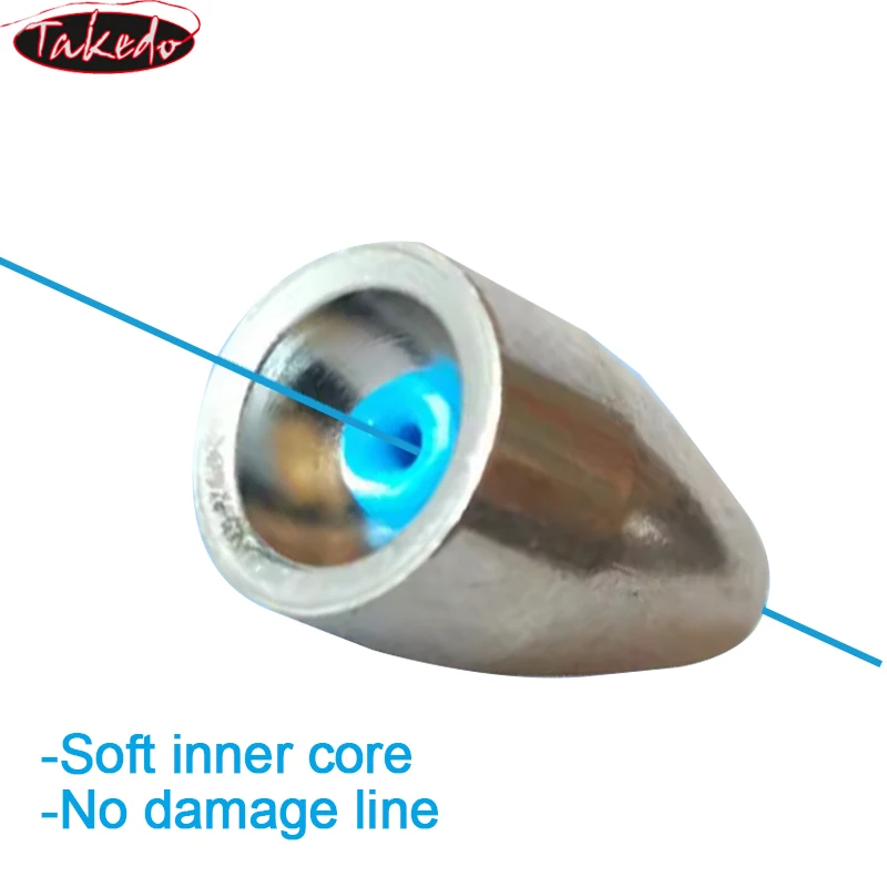 TAKEDO 3,5G 5G 7G 10G 14G 20G bala aleación pez colgante pesca plomo Texas Rigs bala peso carpa accesorios de pesca de mar - imagen 4