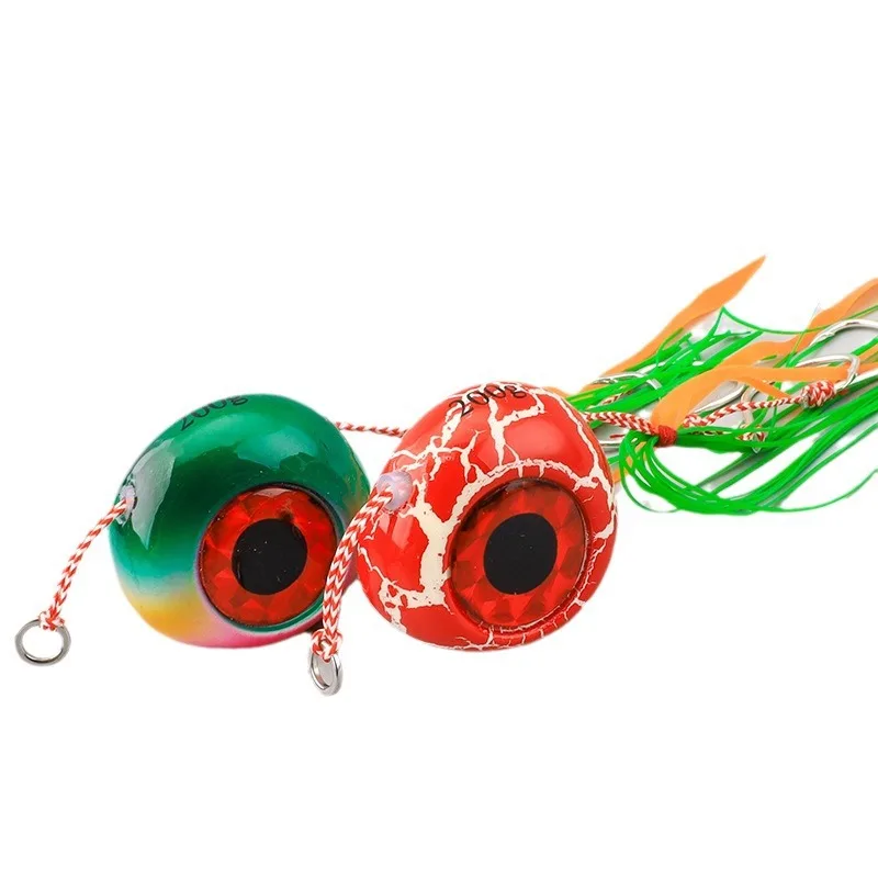 Plantillas de Metal Inchiku, 60g, 80g, 100g, 120g, 150g, 200g, paso lento, sin falda, anzuelo de asistencia, señuelo de pesca, cebo Artificial de agua salada, 1 ud. - imagen 5