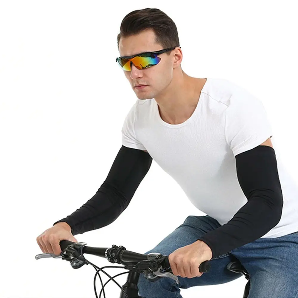 NUEVA cubierta de brazo de protección solar para baloncesto, correr, verano, Cooling, Mangas de brazo, deporte al aire libre - imagen 5