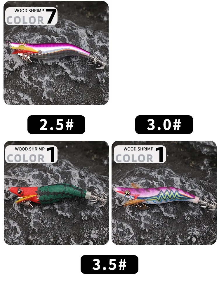 Descubra el mundo vibrante de los camarones de la madera con nuestra colorida selección perfecta para cualquier entusiasta de la pesca