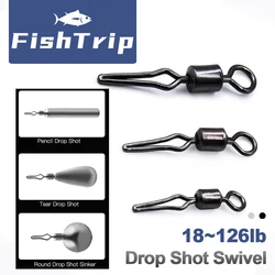 FishTrip Clip Giratorio de Plomo para Aparejos Terminales