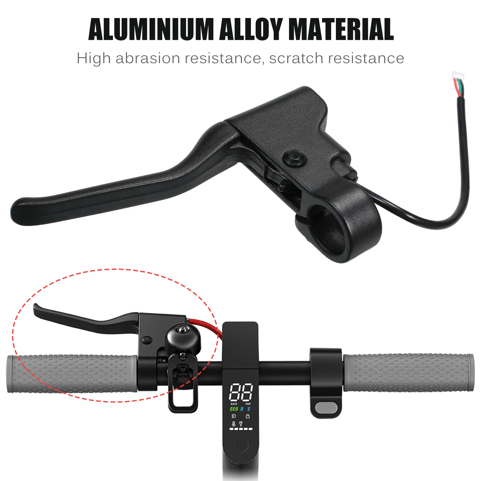 Palanca de freno de aleación de aluminio, accesorio para patinete eléctrico Xiaomi M365/Pro - imagen 5