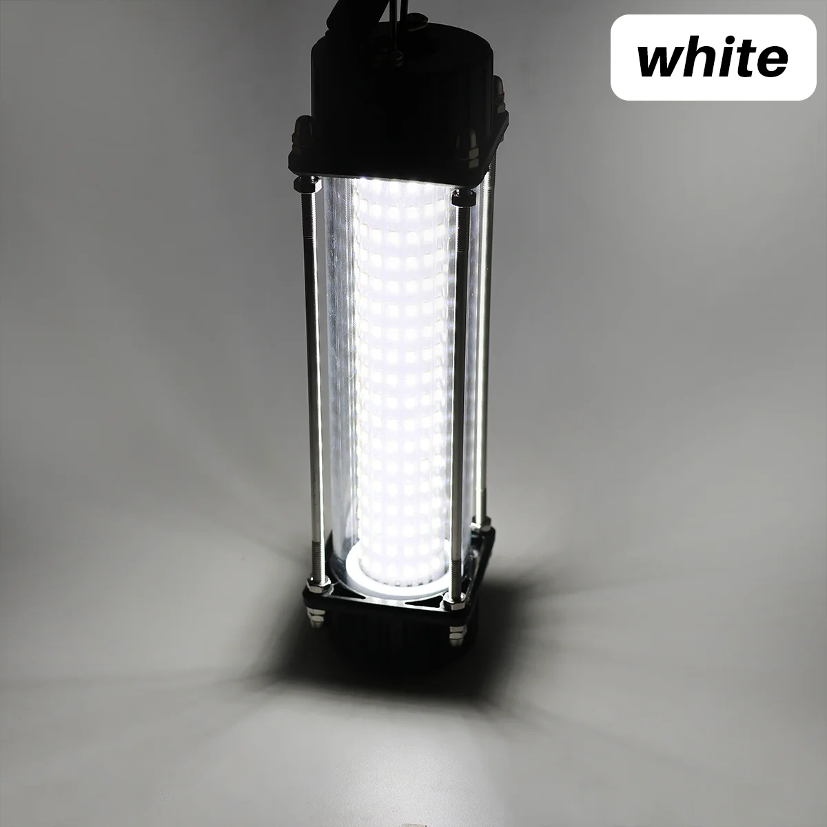 Equipo de pesca especial de noche, verde y blanco, 12V, 120W, luz de pesca nocturna impermeable subacuática de alta potencia, cebo sumergible - imagen 4