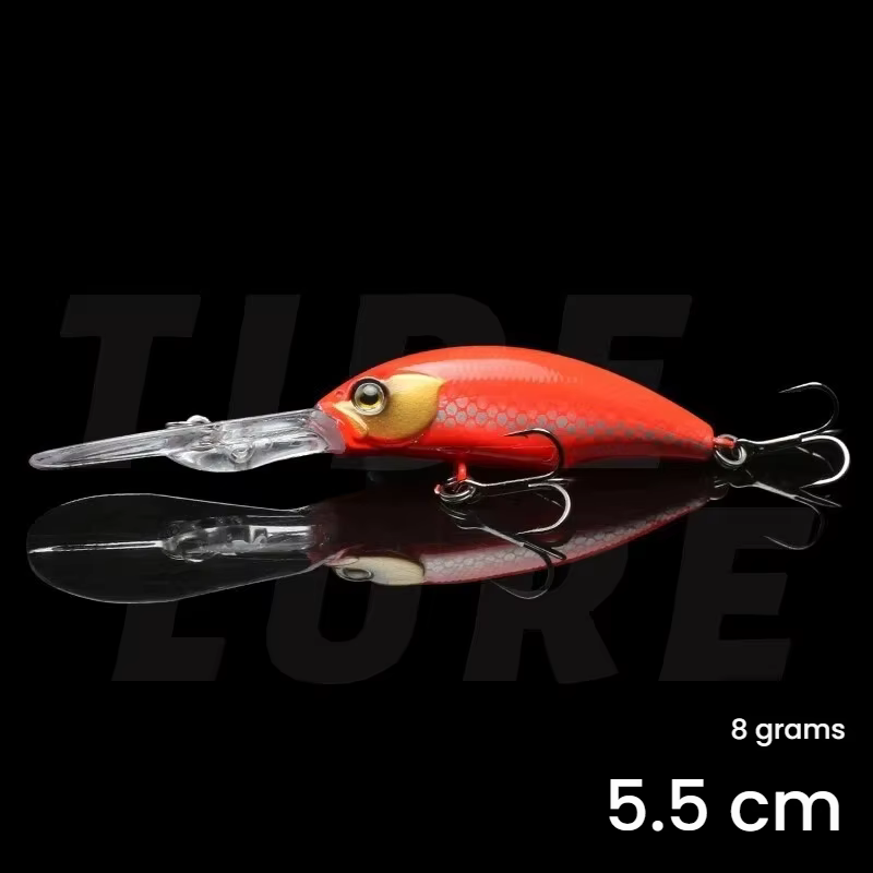 Crankbait Minnow 5.5cm – Señuelo Duro para Lubina, Lucio y Perca - imagen 3