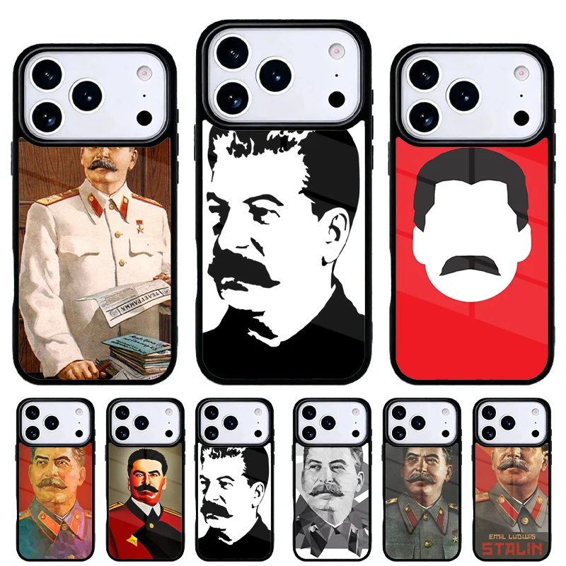 Funda iPhone con diseño Stalin y símbolo soviético