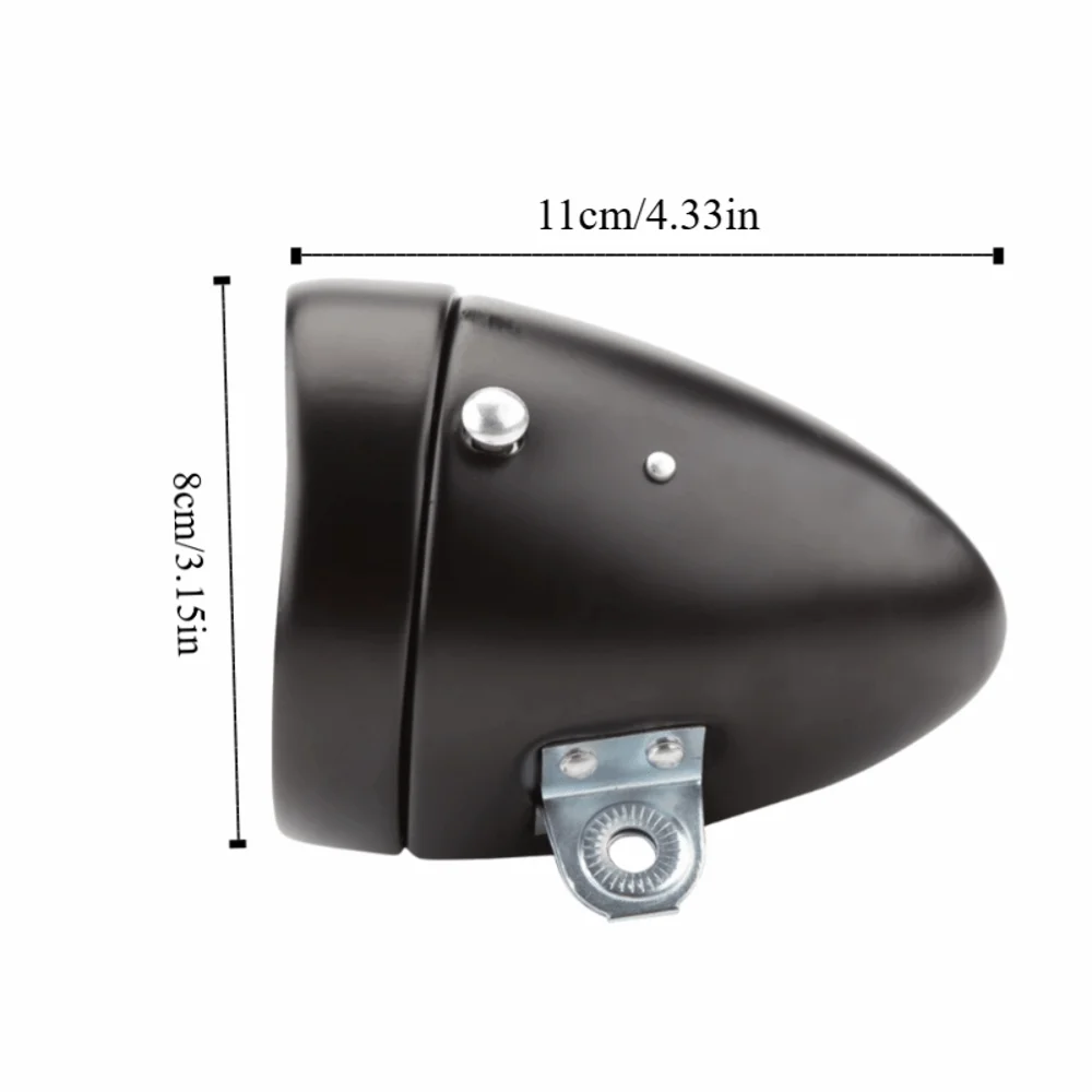Luz LED Faro Bicicleta Visión Amplia Soporte Metálico Negro - imagen 3
