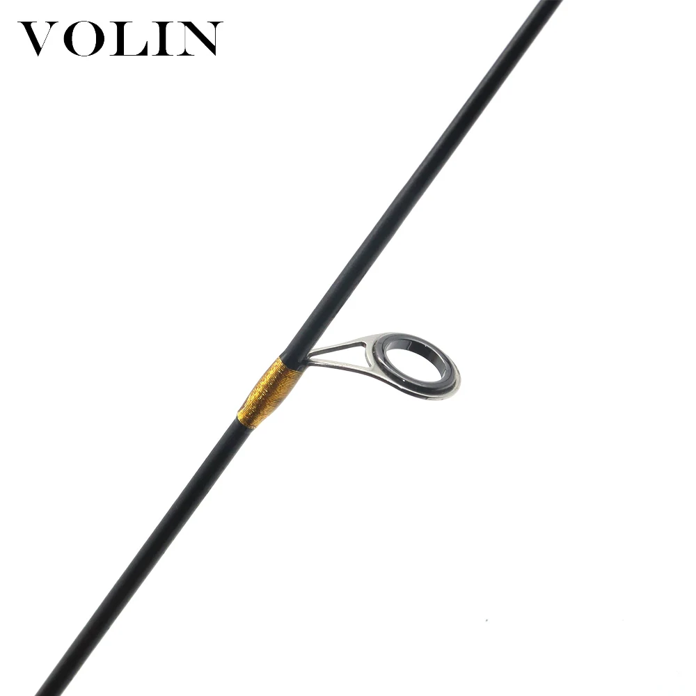 Volin-caña de pescar portátil para hielo, caña de carbono de punta suave, ultraligera de 54cm y 64cm, mango EVA de alta calidad, nueva - imagen 3