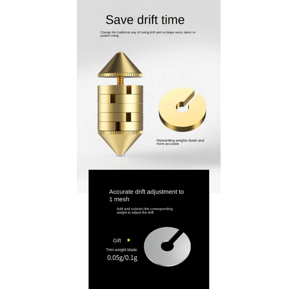 6 uds 2024 plomo extraíble peso aleación cobre gancho conector 2,0-6,0g línea plomos aparejos de pesca - imagen 5