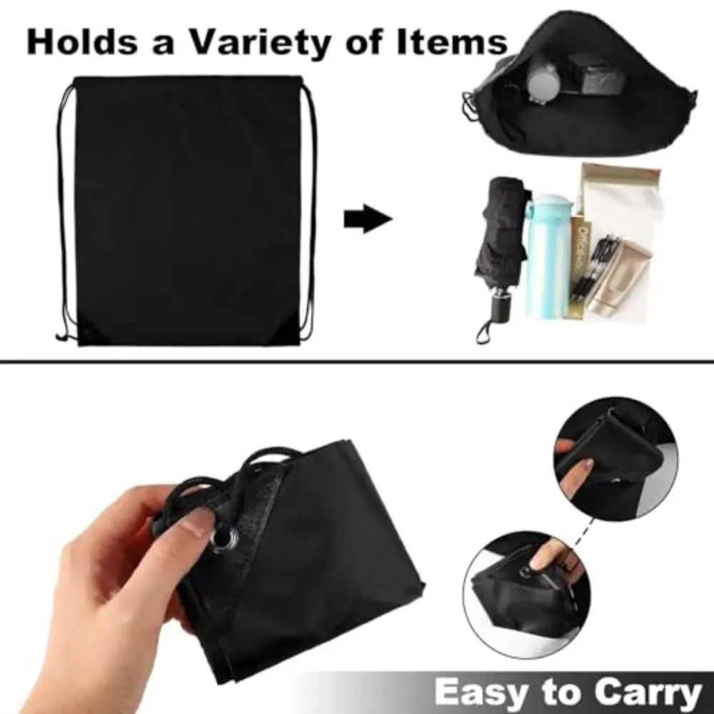 Mochila de pesca impermeable plegable con cordón poliéster - imagen 5