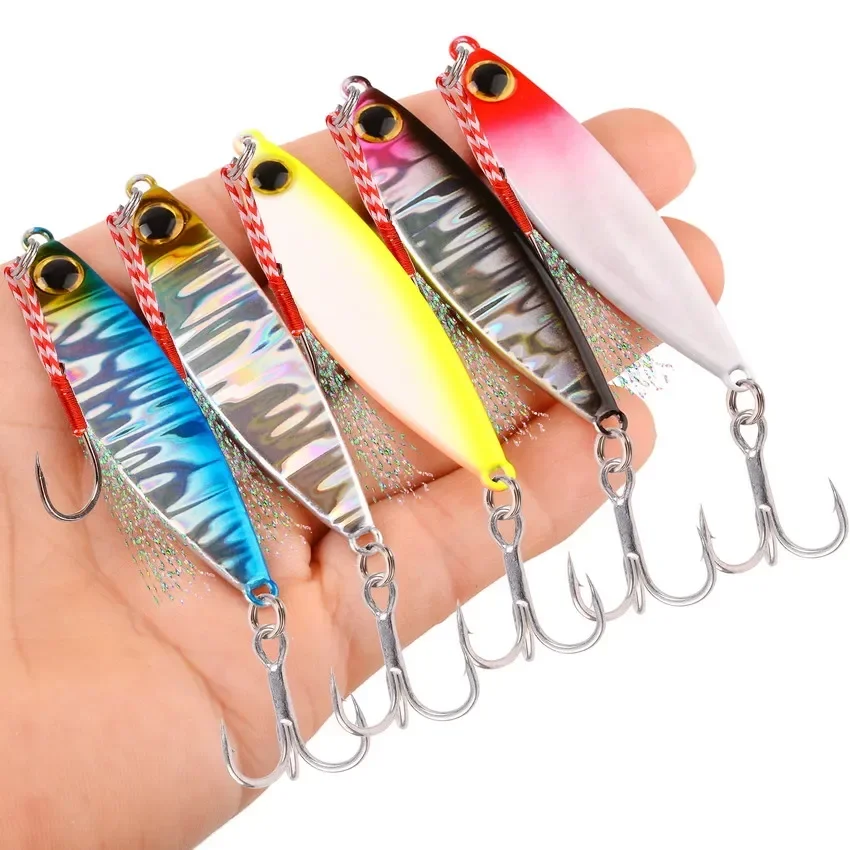 Microjig Metálico de Costa – Señuelo para Pesca en Agua Salada - imagen 5