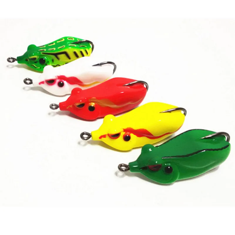 Señuelo de pesca rana un solo gancho 14,5g señuelos artificiales de fundición larga cabeza de serpiente captura de peces cebo blando 1 pieza en oferta - imagen 5