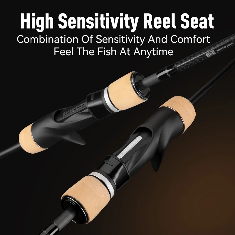Cañas de pescar de fundición YOOFISH, Jigging lento ML M MH H 1,85 m 30T, tela de carbono, barco de agua salada, caña de pescar ultraligera de alta calidad - imagen 5