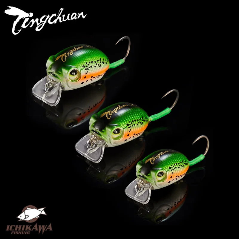 TINGCHUAN-SEÑUELOS duros de pesca de tamaño compacto, cebos duros de gran gravedad, 4,5/7/9g, 25/30/32mm - imagen 4