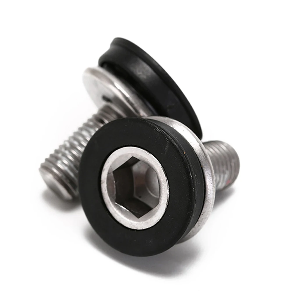 Perno de fijación de acero para bicicleta de montaña, tornillos para rueda dentada, tornillo de soporte inferior M8, pernos de manivela, eje de bicicleta, llave Allen - imagen 2