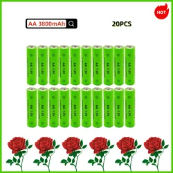 Baterías AA Recargables Ni-MH 1,5V – 3800mAh Alta Capacidad