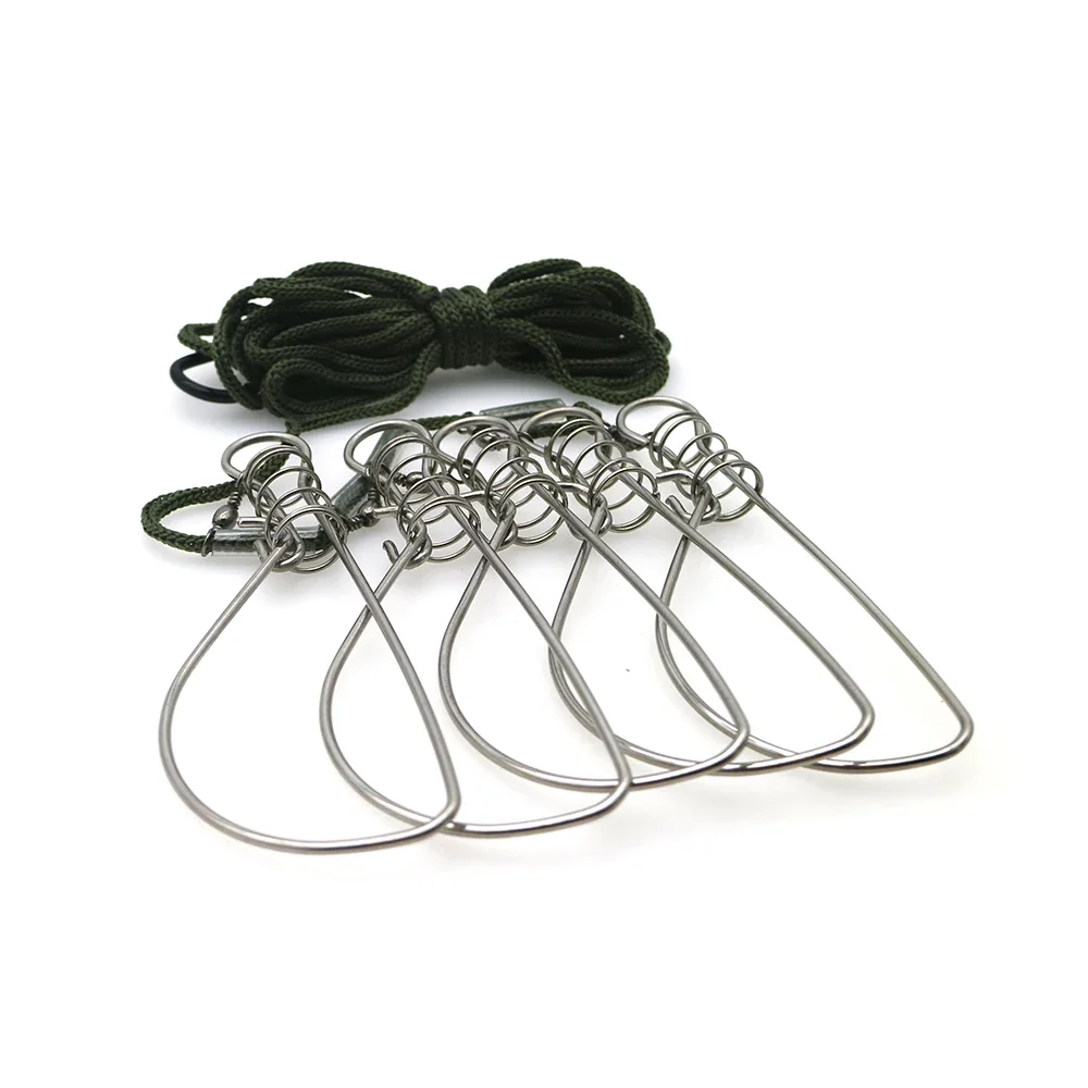 Hebilla de bloqueo de pesca de acero inoxidable, cinturón de bloqueo de peces vivos, aparejos de pesca, accesorios - imagen 2