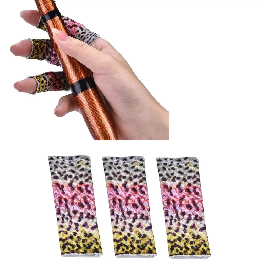 Protectores de dedos pesca a mosca – Poliéster estampado piel pescado - imagen 4