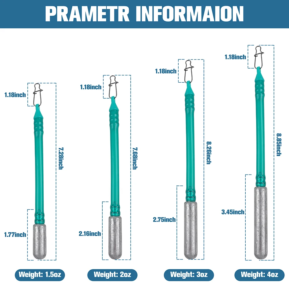 Plomos antideslizantes para pesca de fondo y bagre - imagen 2