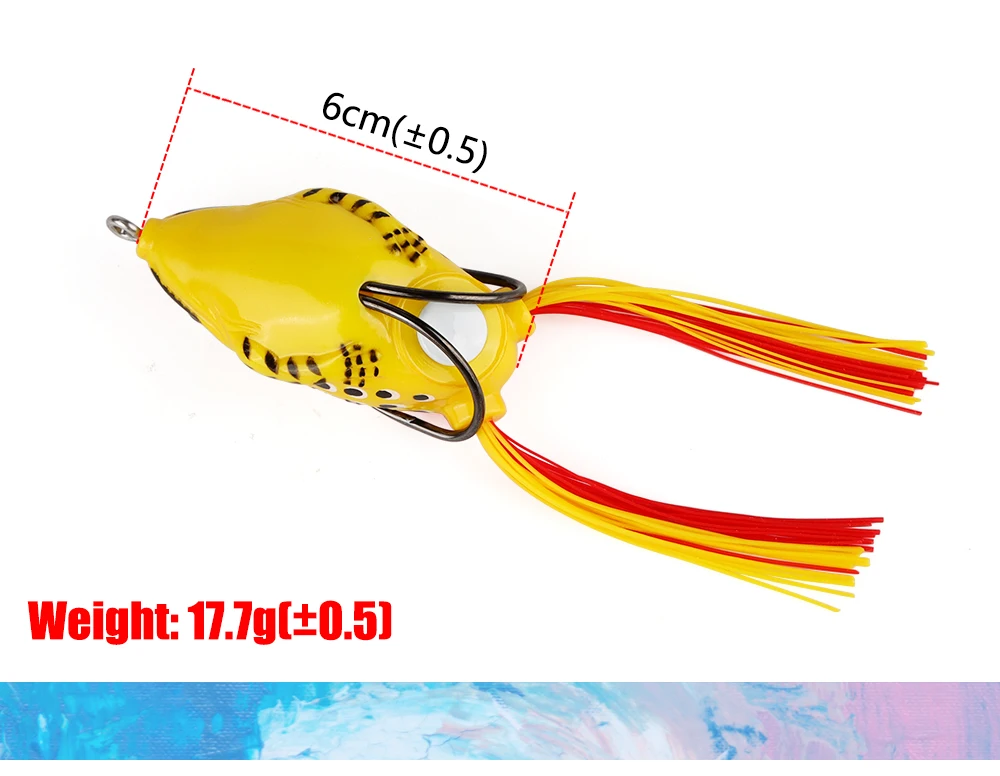 Este señuelo de pesca está diseñado para una captura efectiva y eficiente