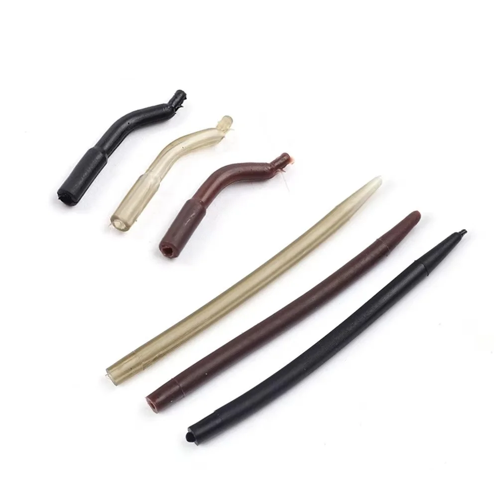 NGB 20 piezas tubos de goma para pesca, componentes de alimentador de carpa, Combos, tapones de cebo, mangas de plástico cónico, aparejos de goma para carpa - imagen 4