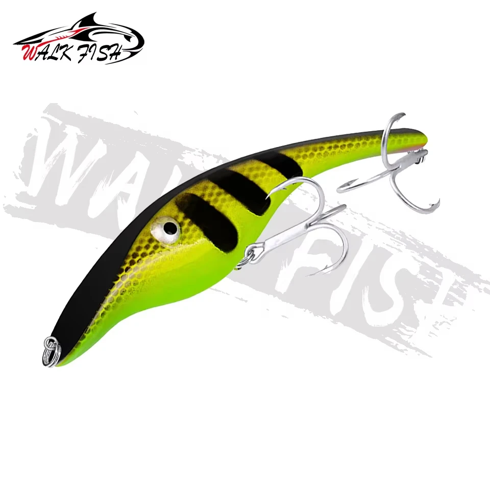 WALK FISH-señuelo tipo lápiz de 14,5 cm y 44g, Jerkbait de hundimiento lento, cebo para Lucio, Wobblers, aparejos de Pesca, señuelos artificiales duros, Pesca en el mar - imagen 5