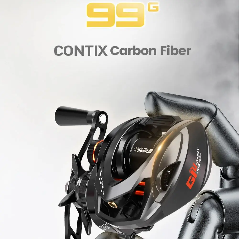 HISTAR Giu 99 Carbon BFS Carrete de Pesca con Freno Magnético 3D - imagen 3