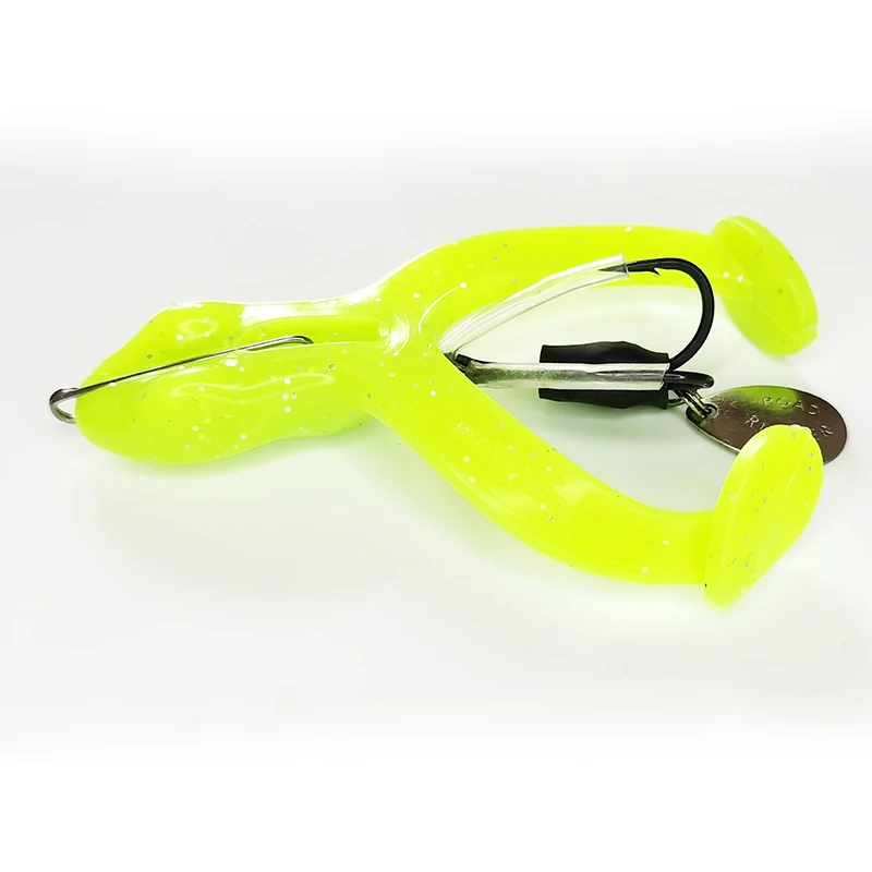 Señuelo de pesca de 7CM, 8CM, 9CM, gancho de rana trueno, cebo Artificial suave con cuchara, suministros de pesca, accesorios de equipo de pesca XA84D - imagen 4