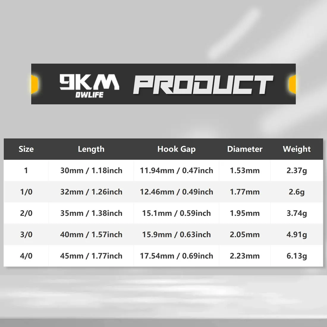 Anzuelo de pesca de 9KM para agua salada, grande, giratorio y cuchara, anzuelo para cebo vivo, anzuelos circulares para agua dulce y salada - imagen 2