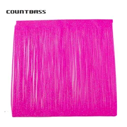 Señuelo de pesca Countbass, capas de falda de silicona, Material de falda de silicona para aparejos artesanales, Spinner DIY, plantillas de goma, Buzzbait
