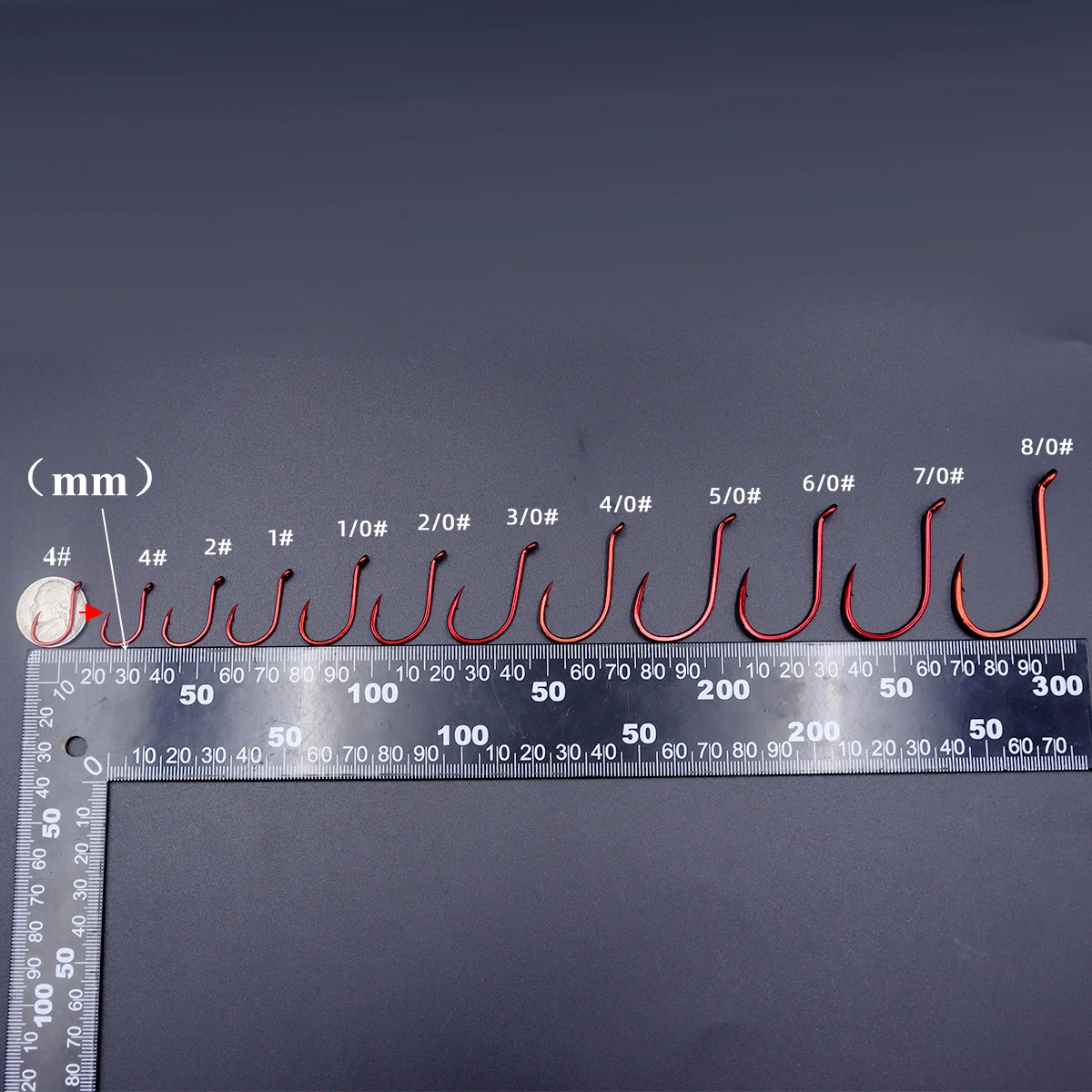 ZYZ 8 ~ 28 Uds anzuelos de pesca de pulpo rojo acero alto en carbono 11 tamaños anzuelos de pesca de mar anzuelos BKK aparejos de anzuelos de círculo afilado - imagen 4