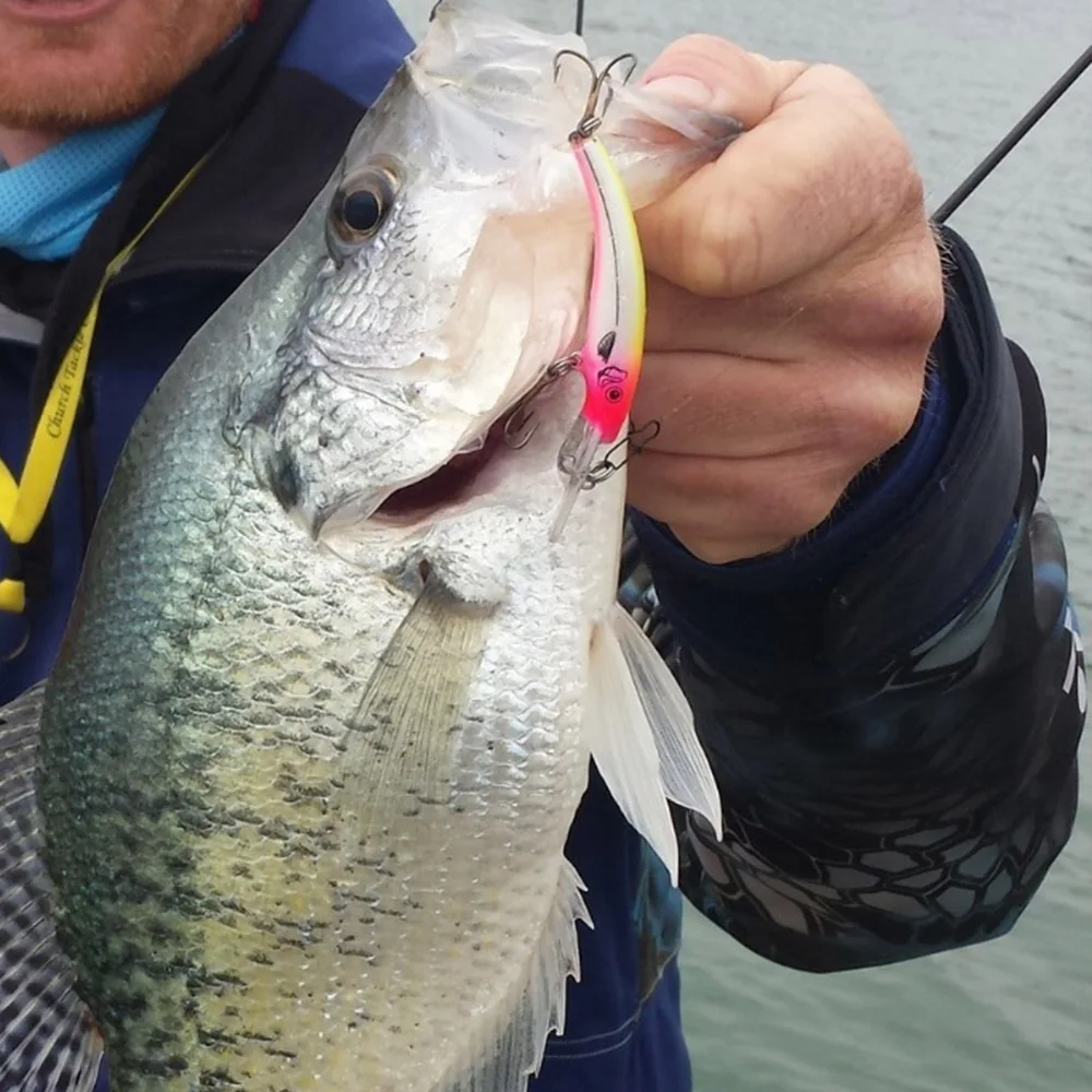 15,5 cm 18g buceo profundo Minnow Jerkbait Trolling Crankbait Wobbler cebo Artificial Pesca lubina señuelo Walleye aparejos de Pesca Brochet - imagen 4