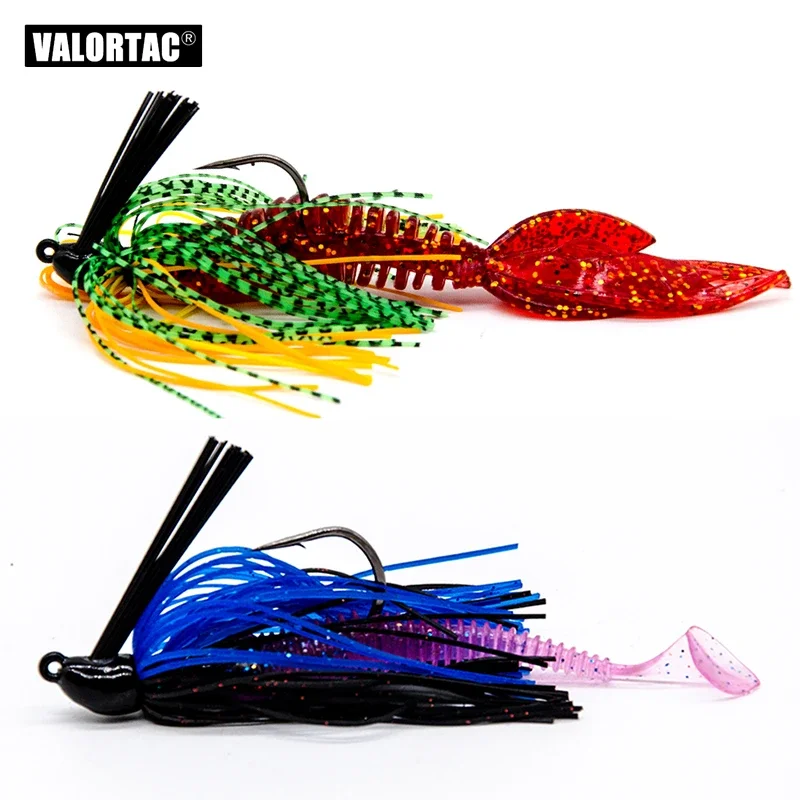 Jig Head anti-malezas con falda de silicona para lucio - imagen 5