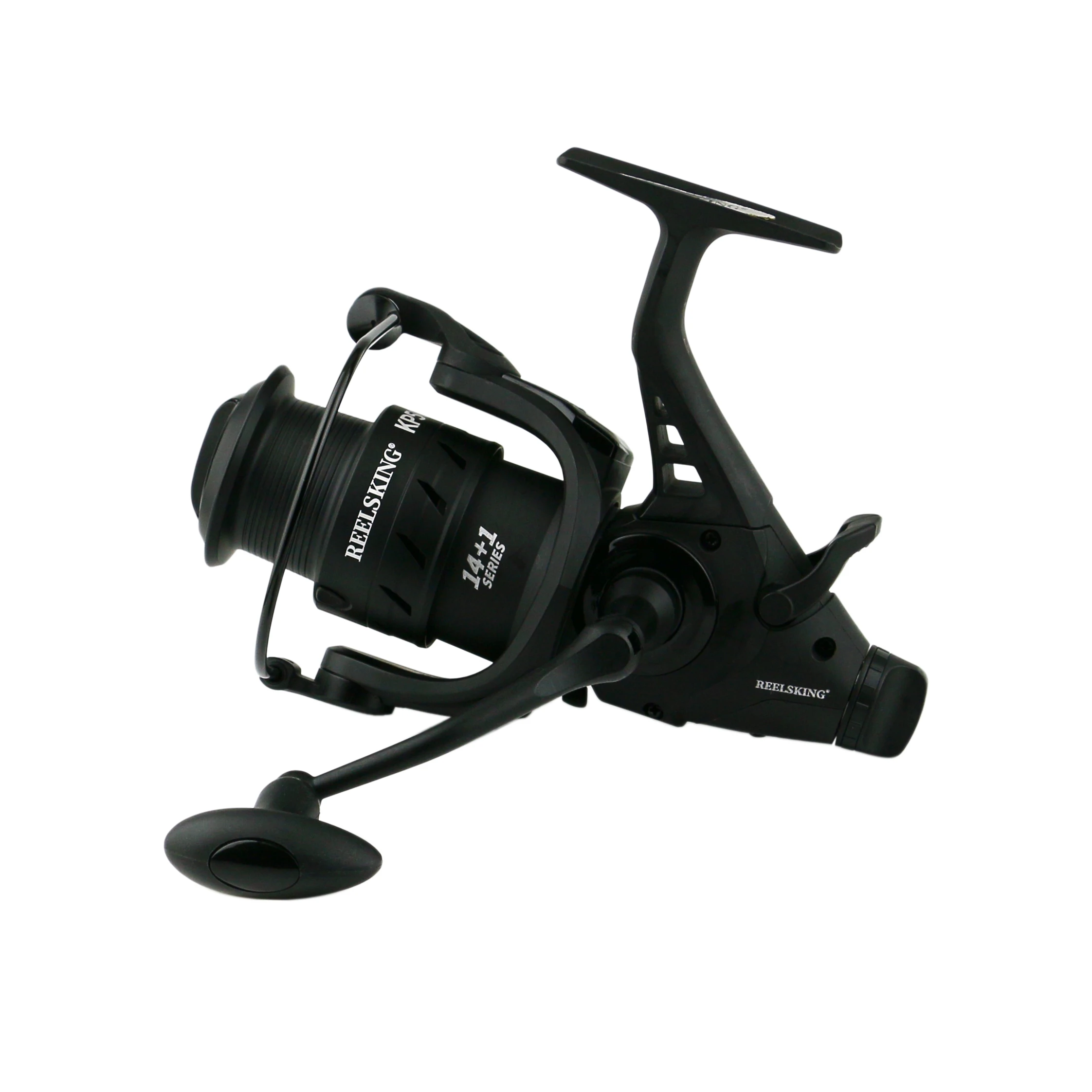 Carrete de pesca giratorio 15BB totalmente metálico 4,9:1/5, 2:1, carrete de pesca de carpa de agua dulce/agua salada, carrete de baitcasting con doble freno - imagen 5