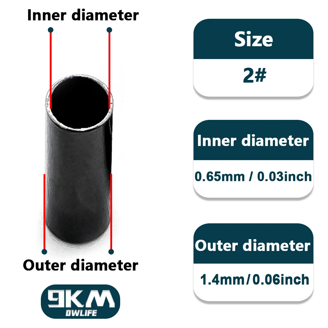 Single tube Size 2
