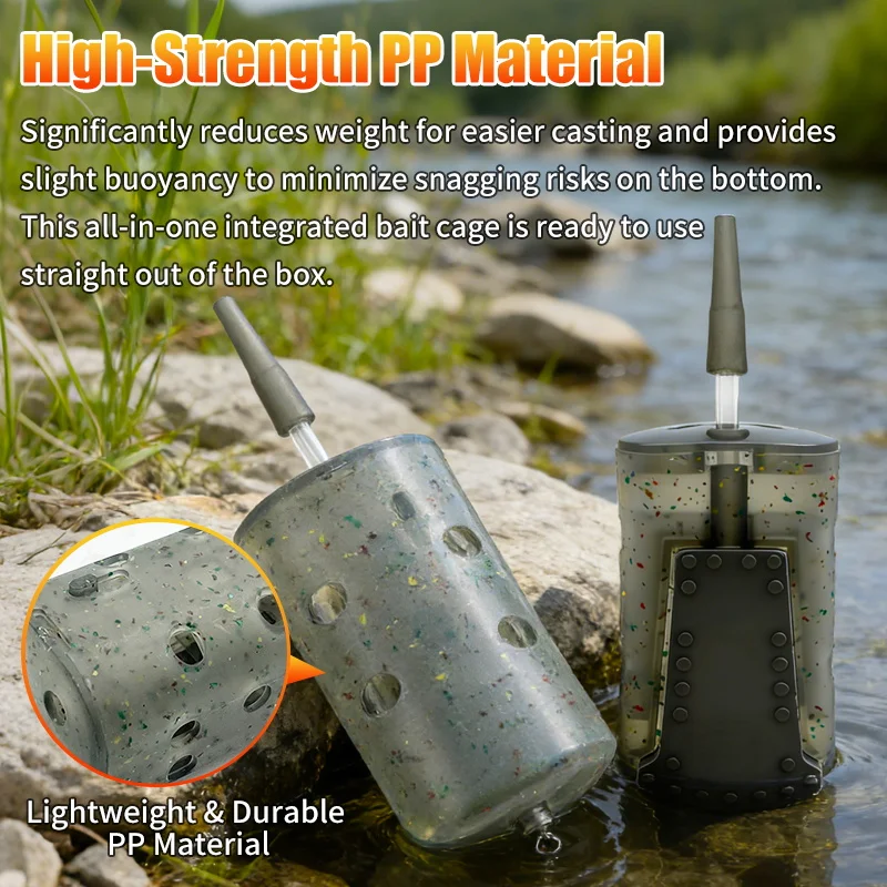 Method Feeder Feide con peso integrado – Jaula europea para carpa