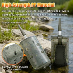 Method Feeder Feide con peso integrado – Jaula europea para carpa