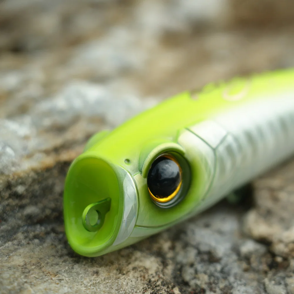 Señuelo de pesca Kingdom Sea Topwater Popper, 55g, 78g, 160mm, 180mm, Wobbler flotante, cebo duro Artificial para pesca de atún marino GT - imagen 5