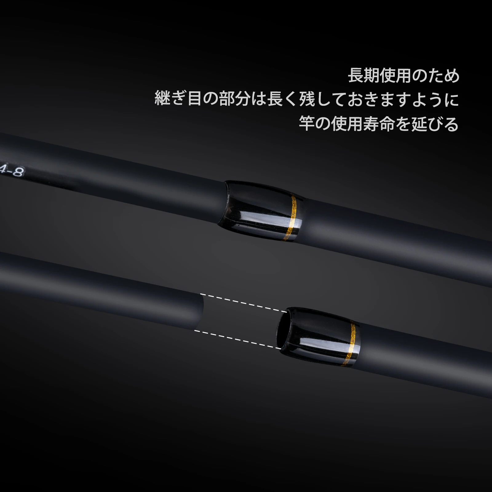 Goture DELIGHT-caña de pescar con anillo guía Fuji L/UL/M/MH, caña de fundición giratoria de potencia, 1,8 M, 1,98 M, mango de madera ultraligero - imagen 5