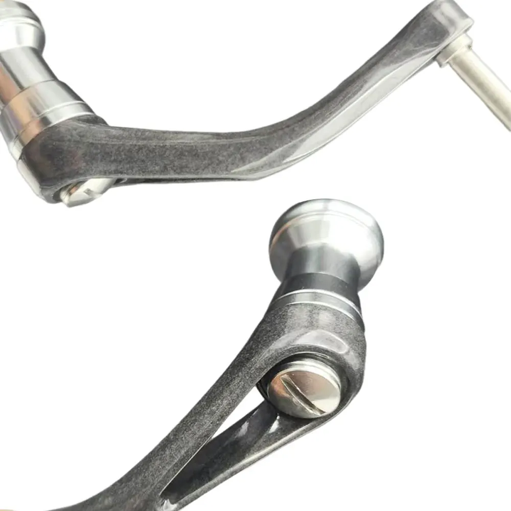 Carrete de pesca giratorio, mango de repuesto sin perilla, potente mango de alimentación tipo atornillado, enchufe cuadrado para enchufe hexagonal SHIMANO para DAIWA - imagen 3