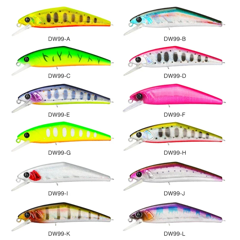 TSURINOYA 85S pececillo de velocidad lenta 85mm 14,7g DW99 señuelo de pesca hundido trucha cebo duro Artificial perca Jerkbait Wobbler - imagen 5