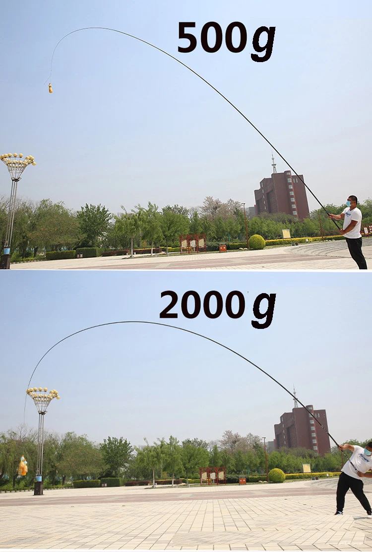 Experimente la emoción de la pesca con nuestras cañas 500G y 2000G diseñadas tanto para principiantes como para entusiastas